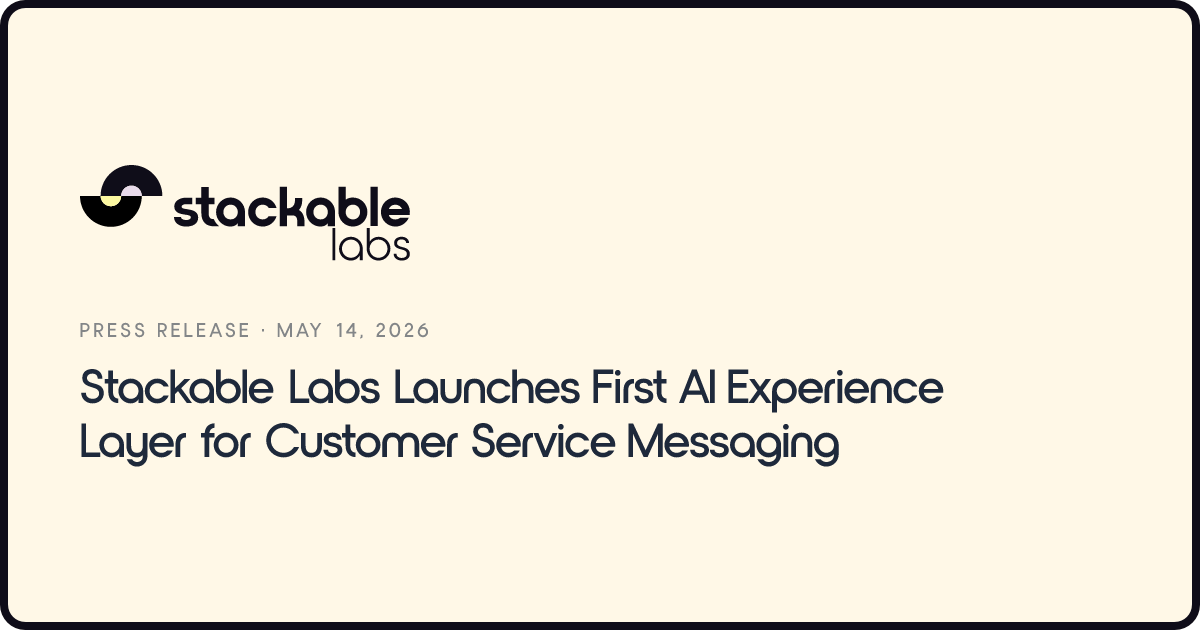 Stackable Labs messaging experiences for Zendesk